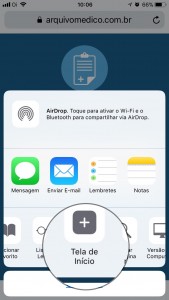 Clique no ícone indicado